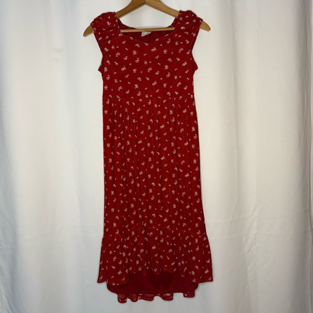 Abercrombie Kids Long Red High Low Dress 13/14